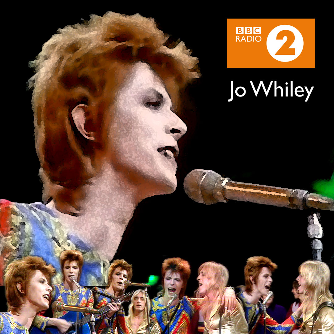 DavidBowieReal's tweet photo. TUNE INTO JO WHILEY ON BBC RADIO 2  - “Switch on the radio, We may pick him up on Channel 2...” - If you’re able, have a listen to Jo Whiley’s show when it starts shortly on @BBCRadio2. (19:30 UK) (https://t.co/wAW5TKx2lJ) Hopefully, she will be playing a cool little surprise. https://t.co/OWmydN7TnN