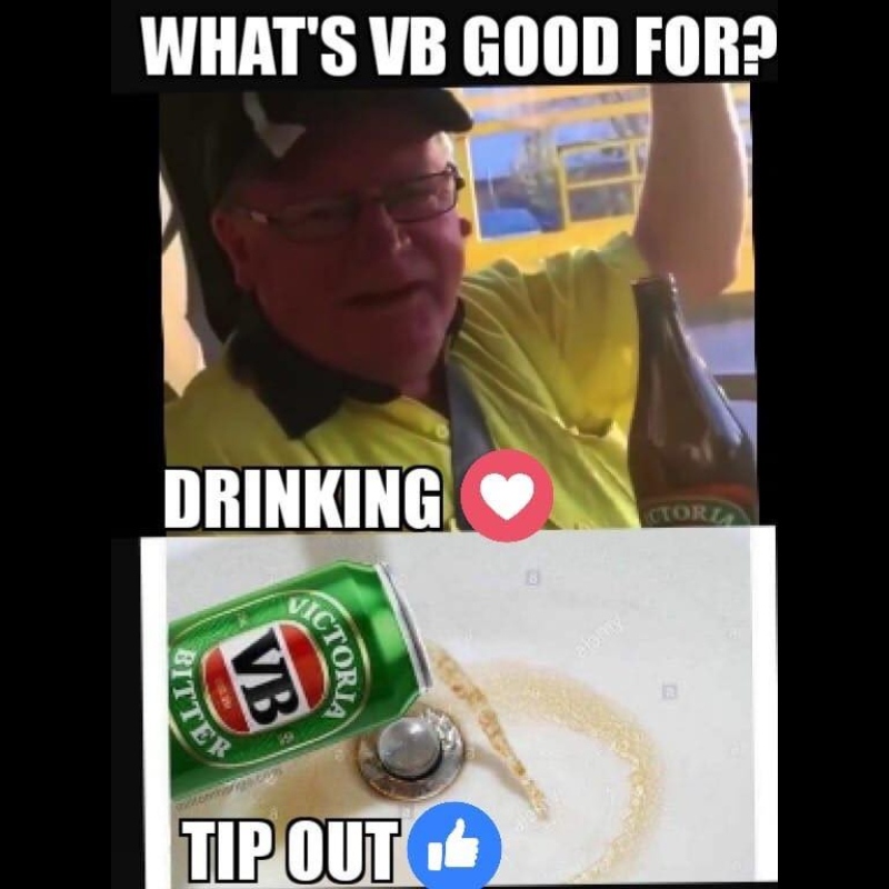 ausfoodshop's tweet photo. VB longggneck! Get that up ya! 🍺
#landdownunder #aussiememe https://t.co/KtvPeFEAka