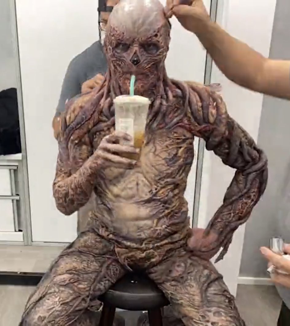 ItsJMcNaughton's tweet photo. This is what every HHN break room looks like on a nightly basis https://t.co/NBUC9RumSb