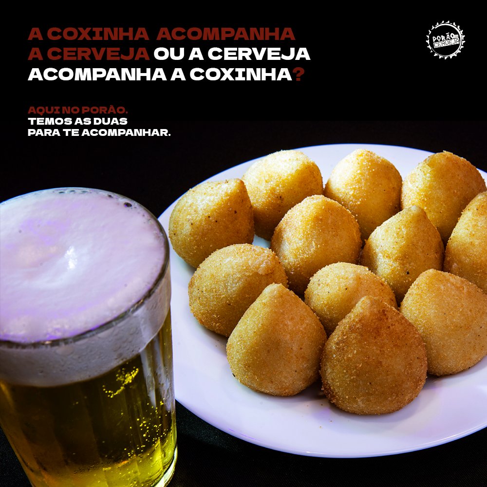 poraodacerveja's tweet photo. Quem acompanha quem nesse combo?

Porção pra pedir no balcão ou no delivery.

#amocoxinha #coxinha #cerveja #craftbeer #petiscos #comidadeboteco #minhocão #santacecília #barrafunda #centrosp https://t.co/YwLTsTKBRa