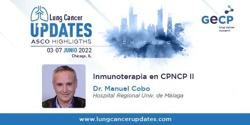 gecp_org's tweet photo. 🔛Y seguimos con los #ASCOUPDATES del @gecp_org. ⭕️⭕️En este caso con el segundo vídeo-resumen sobre #Inmunoterapia comentado por el Dr. Manuel Cobo sobre el pasado #ASCO22. ➡️Enlace, a continuación: https://t.co/LFKuQWPbZU https://t.co/iZrhGAbmoW