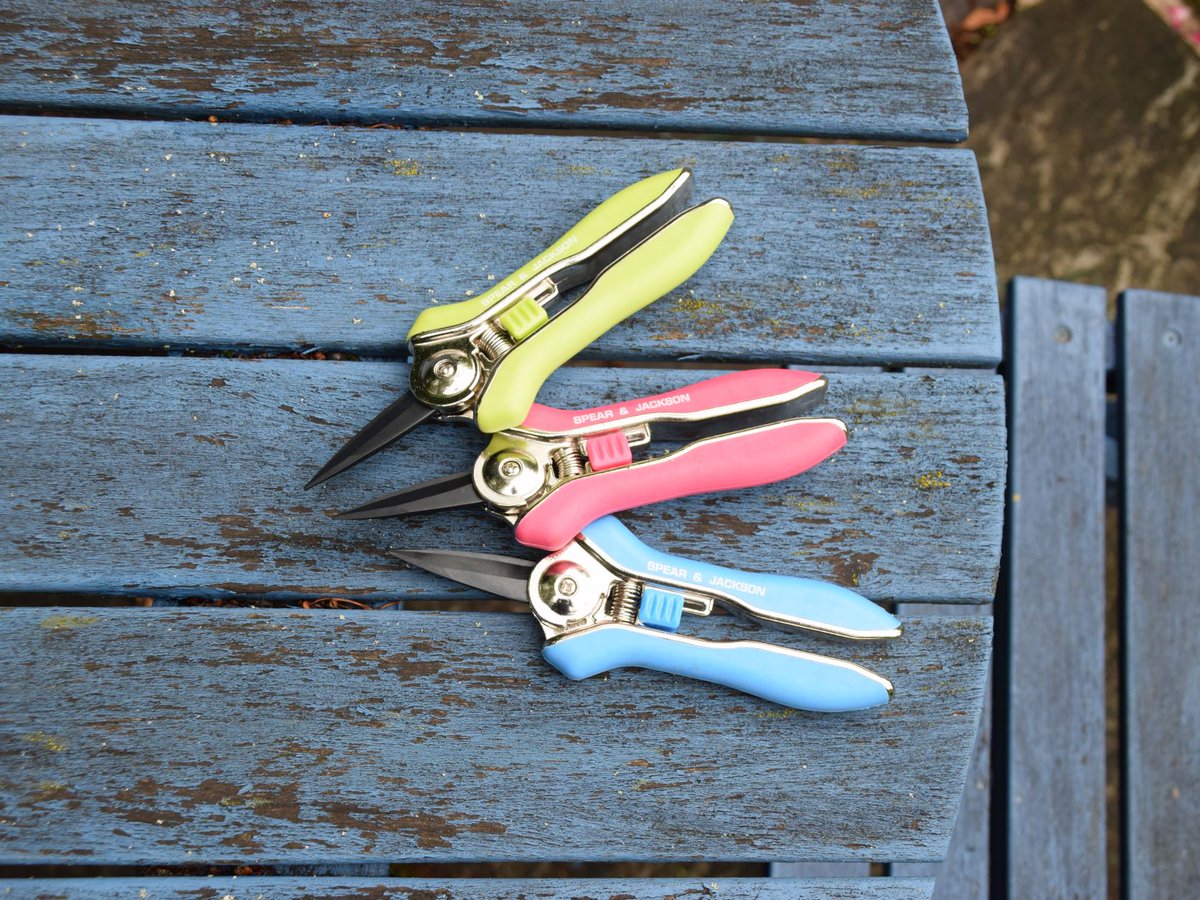 spearandjackson's tweet photo. Fancy getting your hands on a pair of our Colours Snips, ideal for deadheading? Simply comment which colour you'd like, Blue, Pink or Green. You've got until midnight on Friday 17th June to take part. Entries from the UK only please #competitiontime https://t.co/JxCFhfKFR5