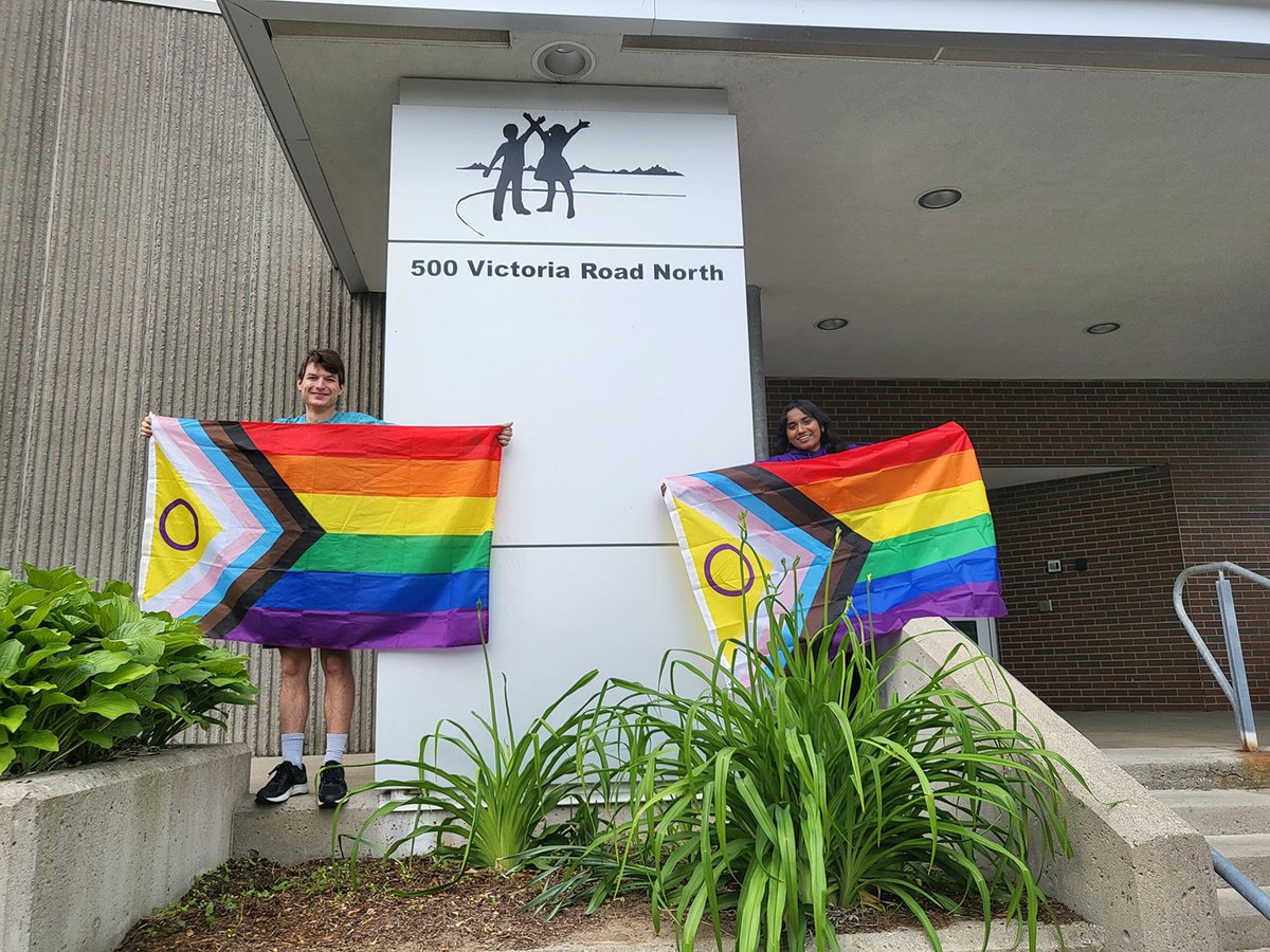 UGDSB students Thomas and Vikasni are celebrating Pride Month! <a href="/ugdsbstudents/">Vikasni & Emilie</a>