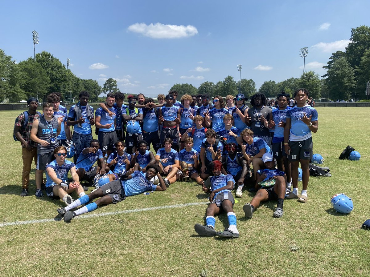 Proud of the team this week. They earned 1st place at FCA camp!! 
But this week was about much bigger WINS then 7on7! #clevelandproud <a href="/FCAteamcamp/">Team Football Camp</a>
