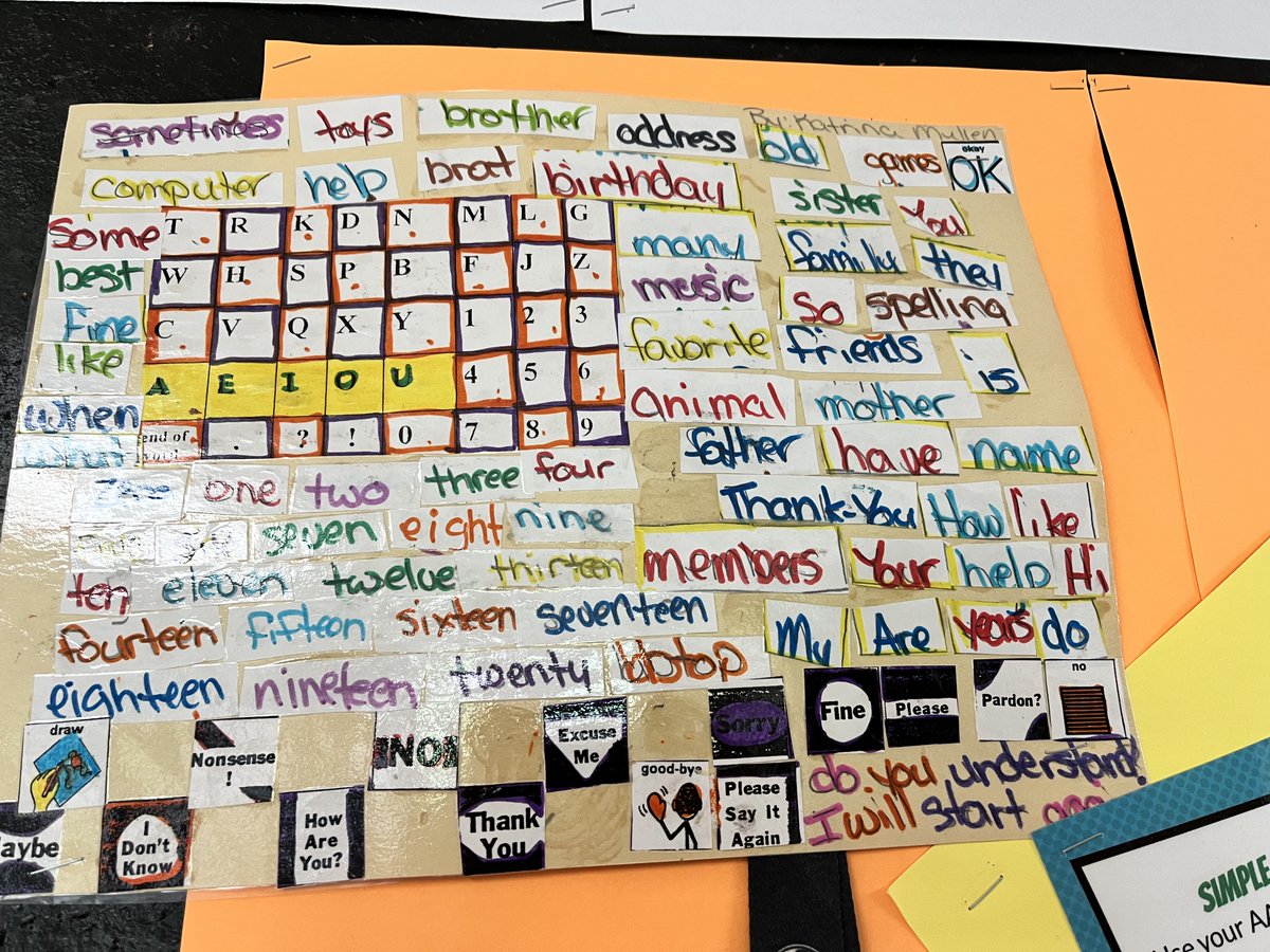 AssistTechHRCE's tweet photo. @HRCE_StudentSer @HRCE_NS Way to go Grade 4 Williams and Grade 5 Langille at @ES_Skyhawks on being amazing AAC communication partners and users! #IWillLearnToTalkToYouIn2022 #AAC #Tier1 https://t.co/MJNBzfFYb8