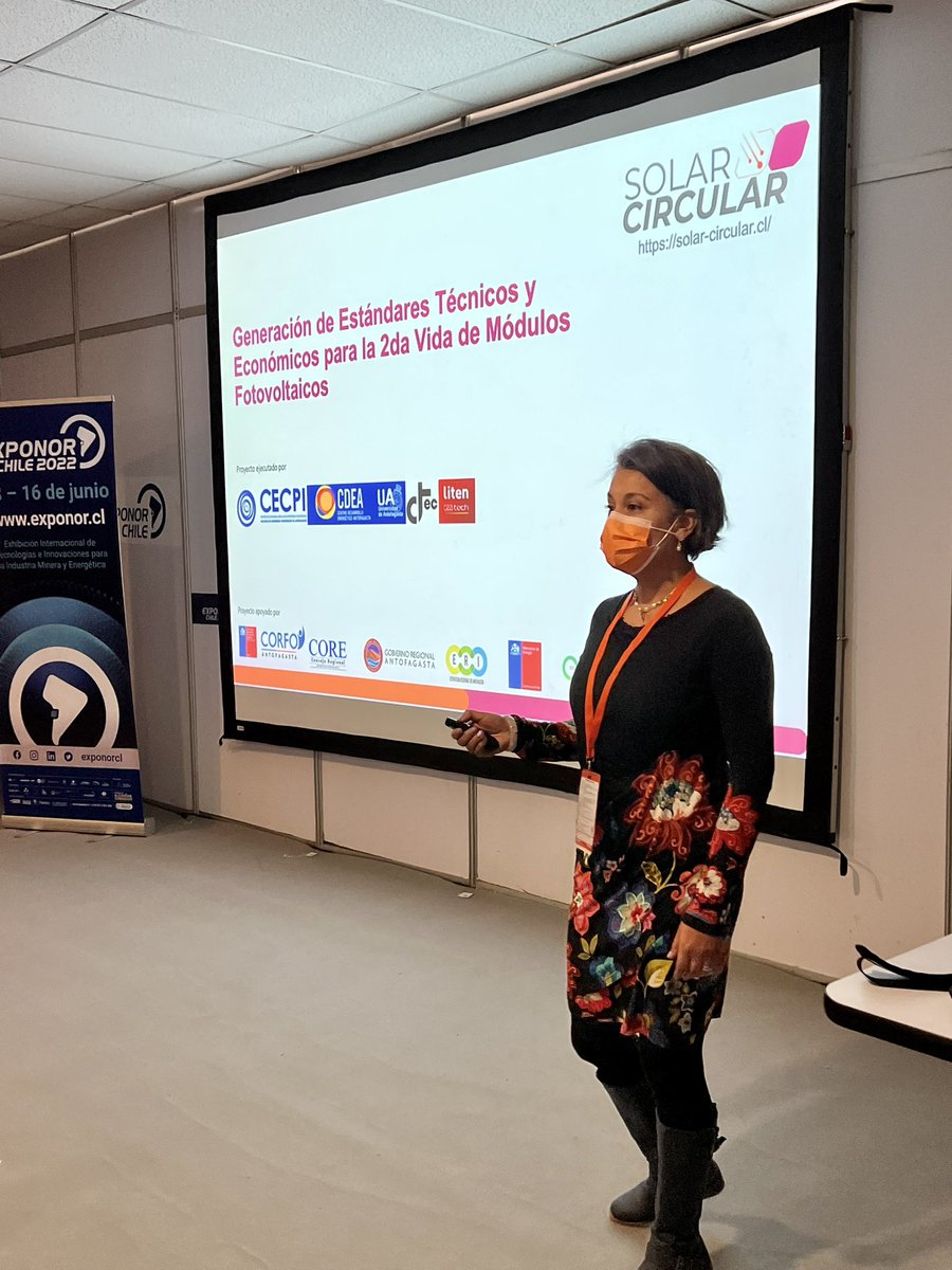 cdeaua's tweet photo. Centro Economía Circular exponiendo en #SOLARIND2022 #UAENEXPONOR @CorfoAntofa #ENELGP https://t.co/7KSn6cfYUa