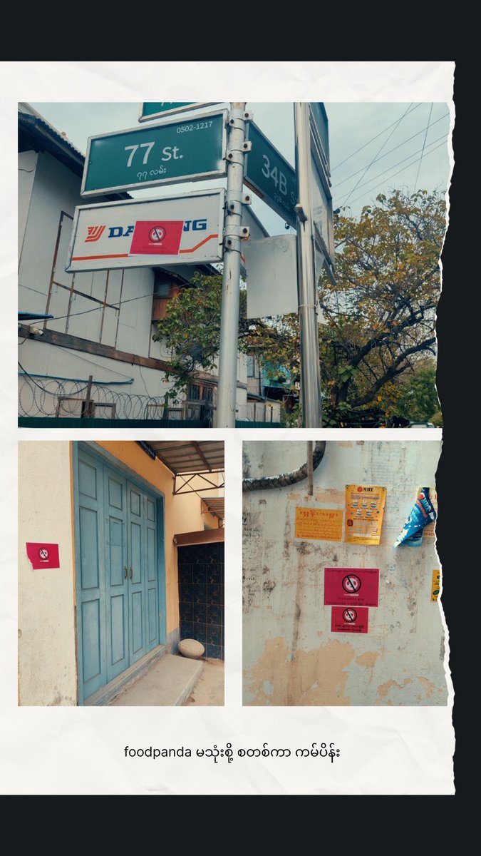 pandaMMriders's tweet photo. Action of today - “1000” sticker campaign. foodpanda will soon have “Zero Customer” in Myanmar. 
#fairpayatfoodpanda
#boycottfoodpanda
#DeliveryHeroRidersUnited https://t.co/daAxsECt1S