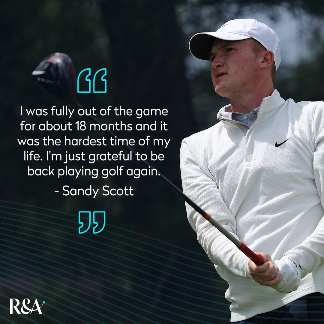 Wrist surgery in 2021 ➡️ Playing elite golf in 2022

Sandy Scott progresses to the last 32 of The Amateur Championship 👏