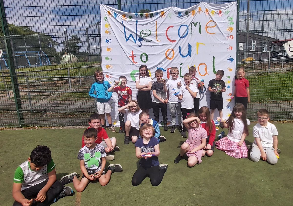 Miss_AWilson's tweet photo. I am so proud of everyone who helped with the carnival today! P3 put in so much effort and learned lots of new skills. All their hard work definitely paid off as they ran an amazing event that the rest of the school loved. What a fantastic achievement. Well done! 🤩🌈 https://t.co/MPbCI1wjYN