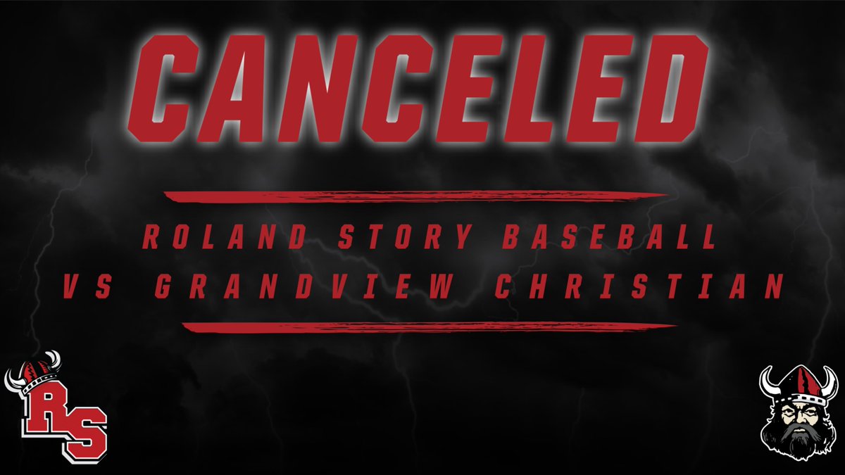 Tonight’s home baseball games have been canceled.