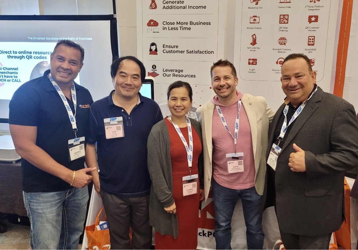 Kwick_POS's tweet photo. 🎉Amazing time at SEAA🕺🏼Great connections and opportunities. Thanks for stopping by. See y'all next year. ☎️ Call 888-355-6996 or visit https://t.co/gratmltsZ8
.
#SEAA  #SEAAAtlanta #Atlanta #tradeshow #conference #business #lead #agent  #pos #pointofsale #possystem #possoftware https://t.co/t6vb8dix7A