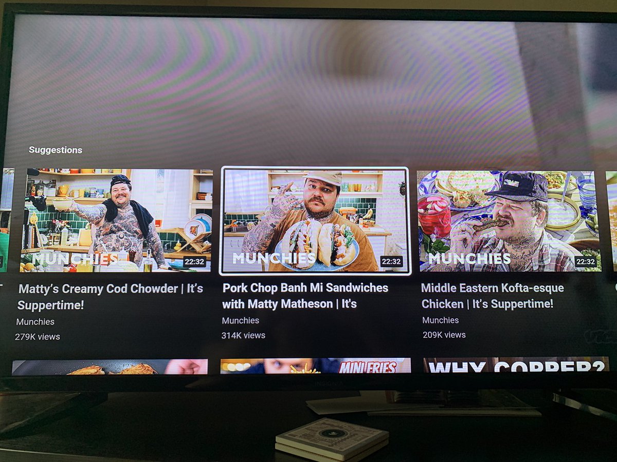 Pezboy715's tweet photo. @munchies @mattymatheson Do you guys do this on purpose? With the video length? I feel like I found a glitch in the Matrix. https://t.co/2kXmp1K8so