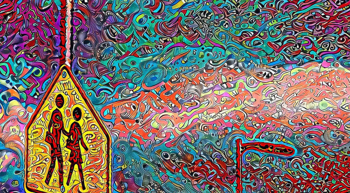 TranceAIArt's tweet photo. Daydreams 
#NFTs #NFTCommunity #generativeaiart #psychedelic https://t.co/GZ0JNstWcu