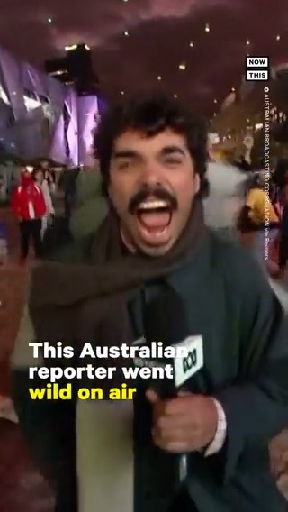#RT @nowthisnews: Australian journalist Tony Armstrong is going viral for celebrating the national soccer team’s qualifying berth in the 2022 World Cup on live TV. The Socceroos, as they’re nicknamed, defeated Peru on penalty kicks on Monday to advance t… https://t.co/4O2YMHIccL