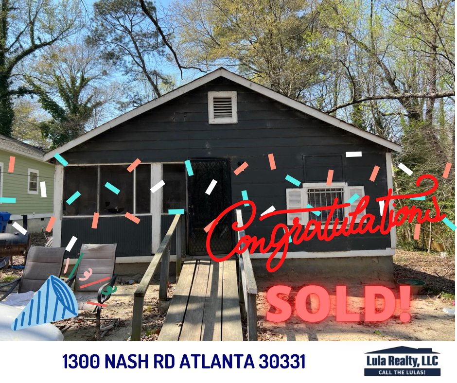 LulaRealty's tweet photo. Congratulations to Wayne Fleischer on the sale of your Investment Property! We greatly appreciate you using Lula Realty, LLC. https://t.co/bID5sOZcFv https://t.co/f3jw7JVM9U