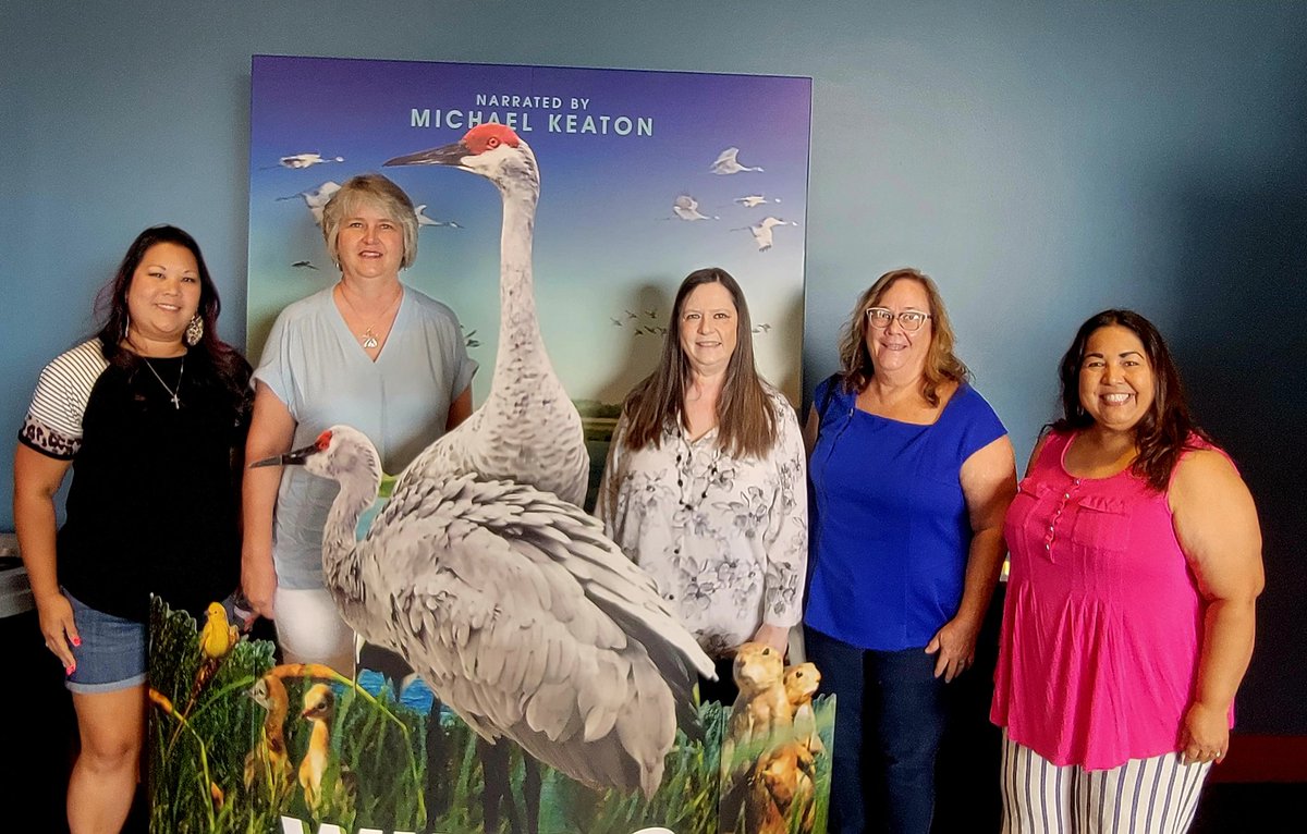Chidr's tweet photo. Wings Over Water educator screening @BullockMuseum with these #LockedonExcellence educators! #Thisishowwesummer @KristiVisage @SuzanneGaddis @deborahhilton11 @GRangel5th https://t.co/lc8mbsdtV7