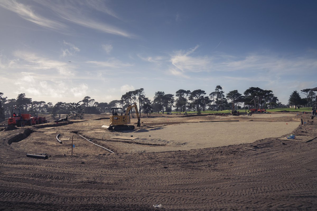 Lake Merced new putting area taking form! #golf