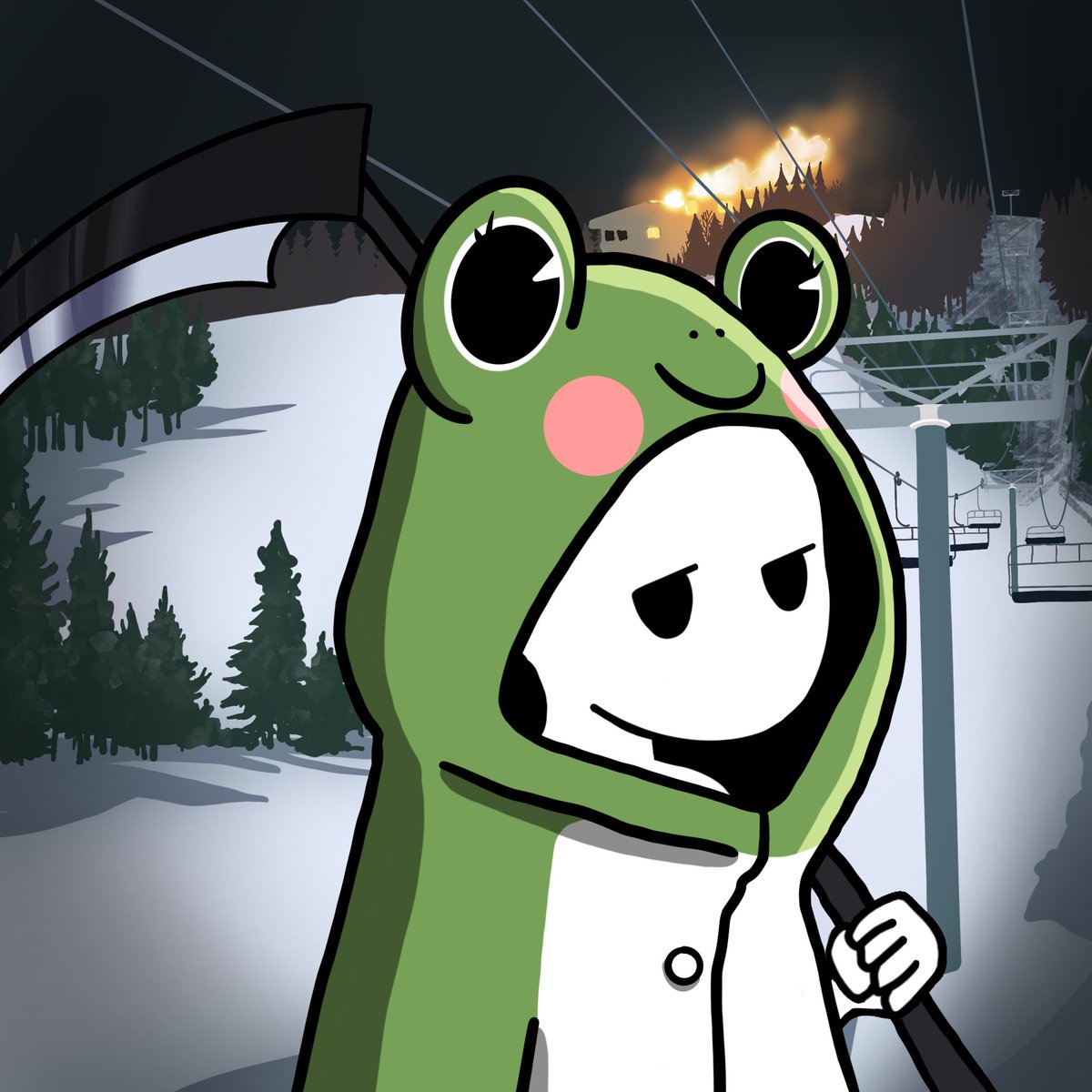 askagemfinder's tweet photo. People saying don't fade @wgmidiot 
I say don't fade @FroggyDAOGF 

Its a frog after all! 
@GhostfaceNFT fam https://t.co/0EFGcg2GgT