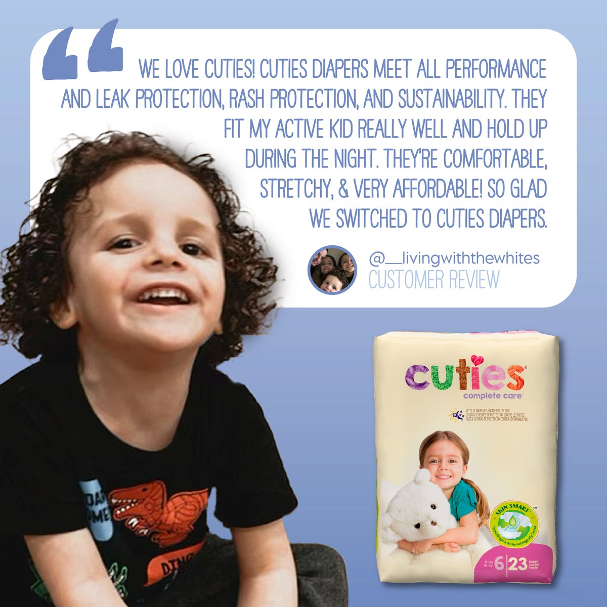We love hearing feedback from our customers! 
#cutiesbabycare