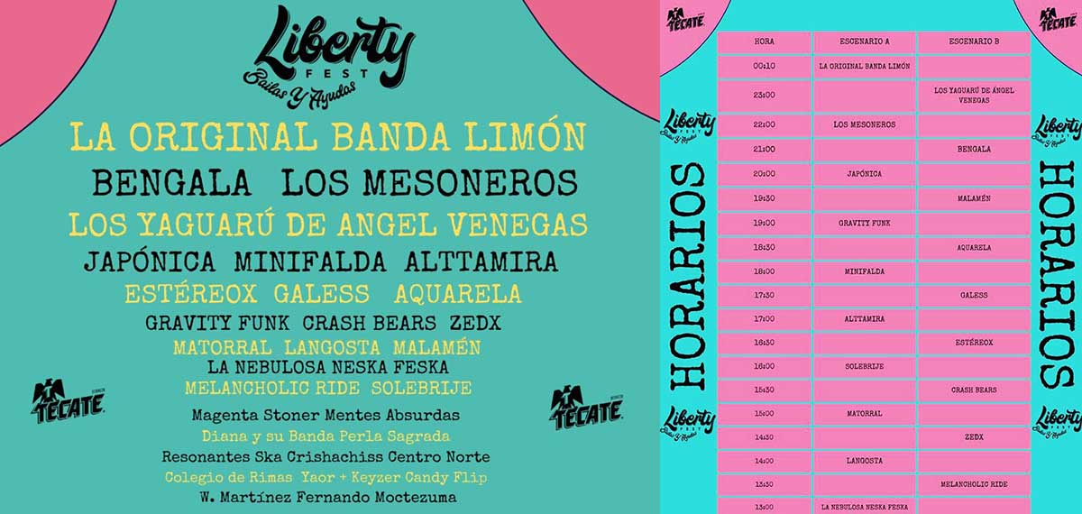 📣 Faltan 3 días 📣 Conoce los horarios del festival #LibertyFEST Querétaro  🎶 Bailas y Ayudas  🎶 2022. Boletos a la venta en línea en #LaBoletera. revistaspot.mx/2022/06/15/hor…