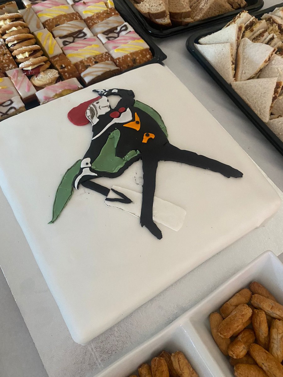 StageCricket's tweet photo. We are honoured to be playing at @ChertseyCC today where they are celebrating 100 years of cricket and were overjoyed to be greeted at tea with a completely brilliant Stage CC cake Here’s a pic. Info about the game later. First let’s feast our eyes. #wow #cakeheaven #stagecake https://t.co/B8iQFFLAK2