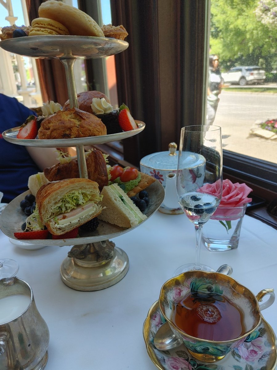 Afternoon Tea / Royal Tea at the Princess of Wales Hotel <a href="/Vintage_Hotels/">Vintage Hotels</a> in <a href="/niagaraonlake/">Niagara On The Lake</a> with local sparkling.  <a href="/WineCountryOnt/">Wine Country Ontario</a>