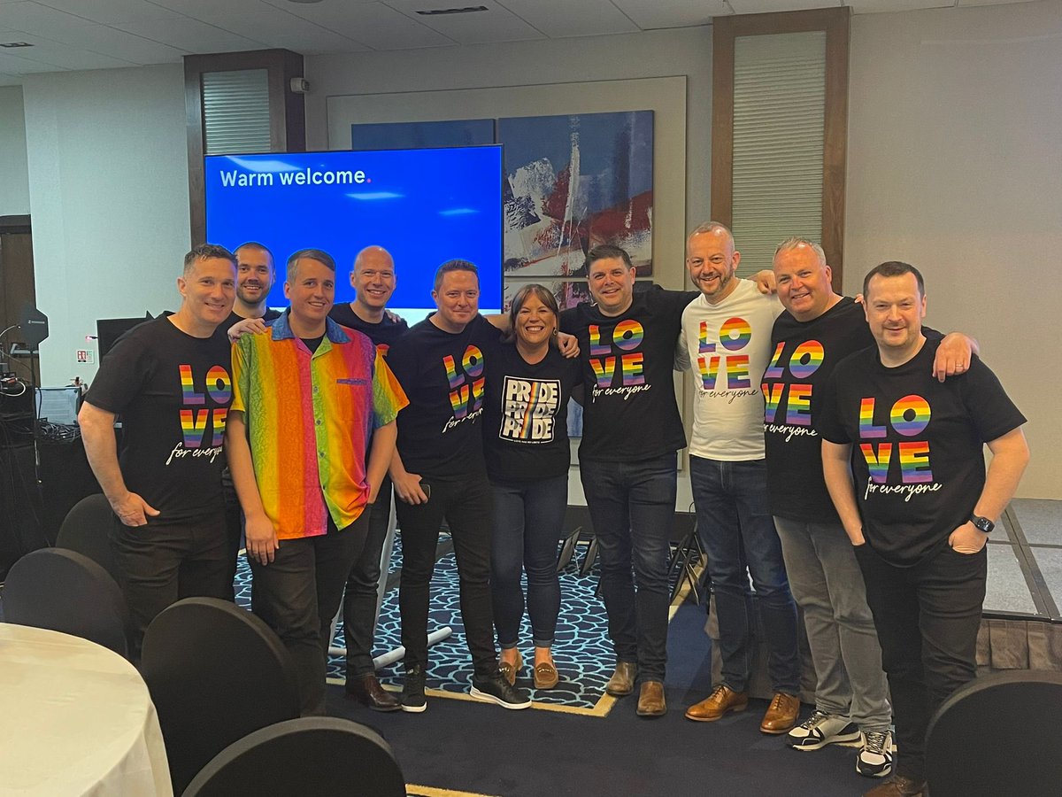 What a brilliant day with #teamsouth . Fantastic to connect again with our brilliant store managers. Full of #PrideMonth  .