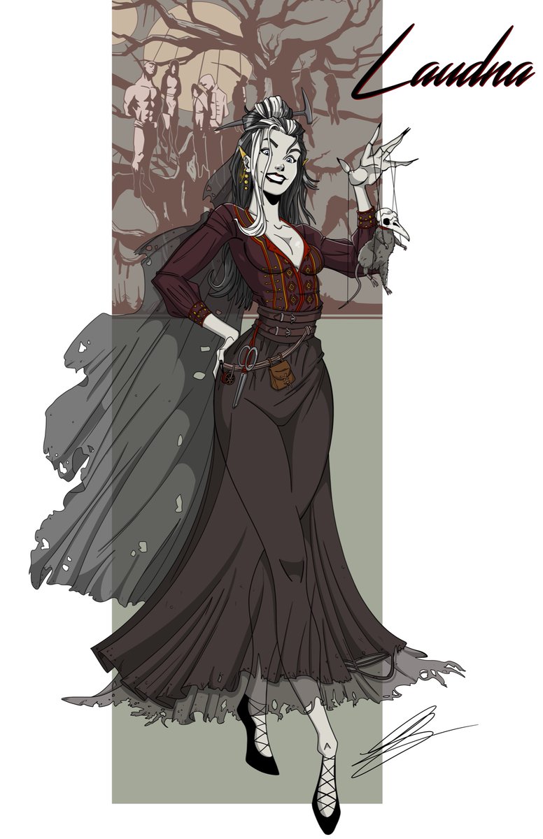 itsLucasMrtinez's tweet photo. Laudna Pin Up @Marisha_Ray @CriticalRole #artistontwitter #characterdesign #fantasyillustration #illustrationartists #dungeonsanddragonscharacter #Procreate #commissionsopen
#critical_role #DnDcharacter #dnd #dnd5echaracter #criticalrolecampaign3 #laudnaCriticalRole https://t.co/HL51KOKnC7