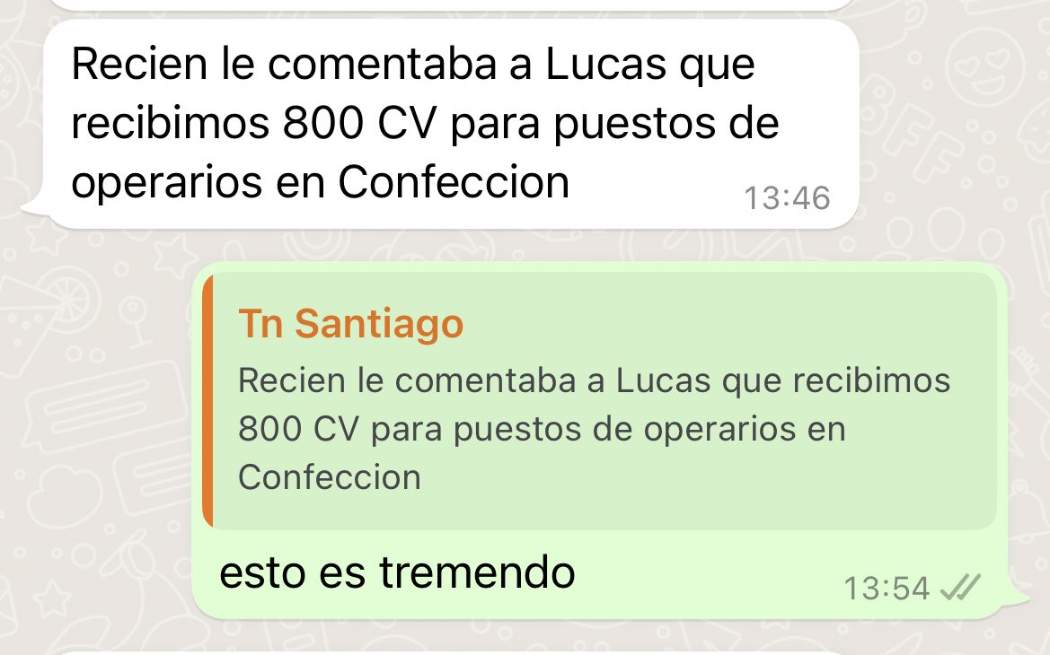 Juli Calderón on Twitter: "Siempre digo el orgullo que siento de nuestra  gente, que rompe todos los prejuicios de que "no quieren trabajar". Acá en  La Rioja cada convocatoria supera todas las