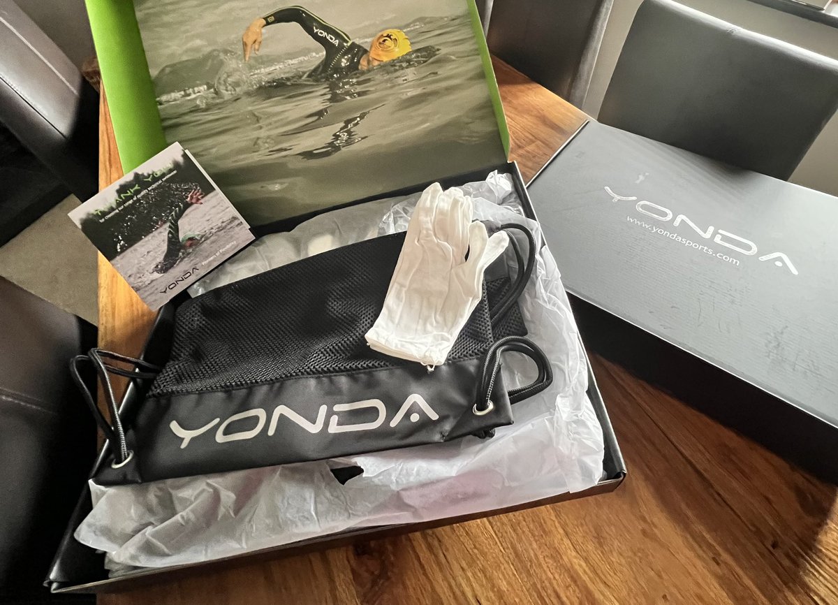 KathyDawnHardy's tweet photo. β¦.and now they have! Really looking forward to trying them out ahead of @aahevents #CardiffTri next weekend. Thank you to @angusgreenwood @yondasports πββοΈβοΈππ» https://t.co/zZW2tn3qD2