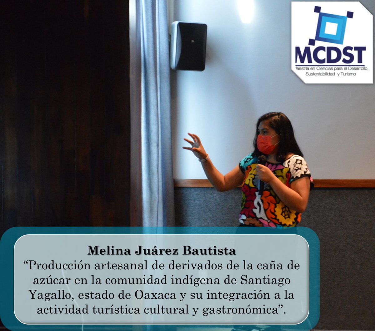 MCDST_UAN's tweet photo. Conoce a nuestros estudiantes de la Maestría en Ciencias para el Desarrollo, Sustentabilidad y Turismo. Ella es Melina Juárez Bautista, originaria del estado de Oaxaca y actualmente cursa el segundo año de la maestría, pertenece a la generación 2021.
#MCDST #OrgulloUATyG #UAN https://t.co/u28hzLjujr