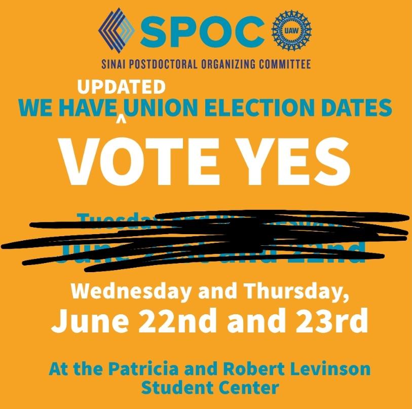 If you've been 👀 this space, it paid off! We have a MAJOR #election update: new dates, old times! Finalize your #voting plans. 
#UnionYes #WeDeserveAUnion