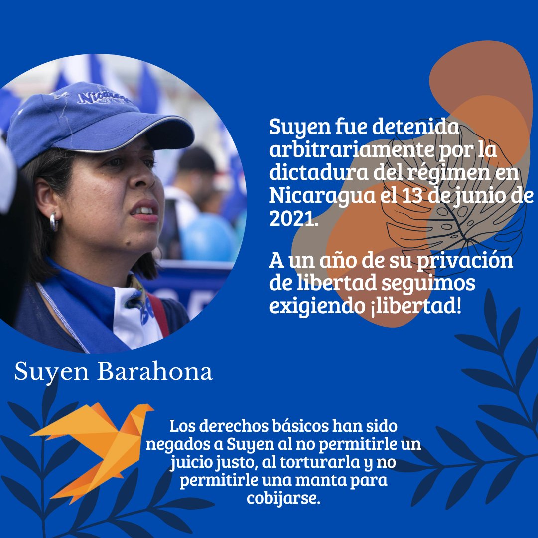 CDManaguaUN's tweet photo. Las presas políticas en Nicaragua están sufriendo torturas.
#LibresLasQueremos https://t.co/t8jNYL3Gfx