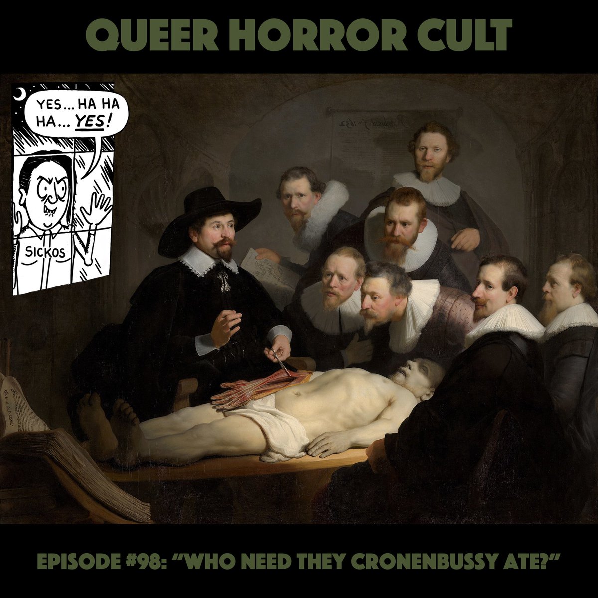 queerhorrorcult's tweet photo. We’re back and being total sickos about it!

#CrimesoftheFuture https://t.co/0x0rGl5KWg