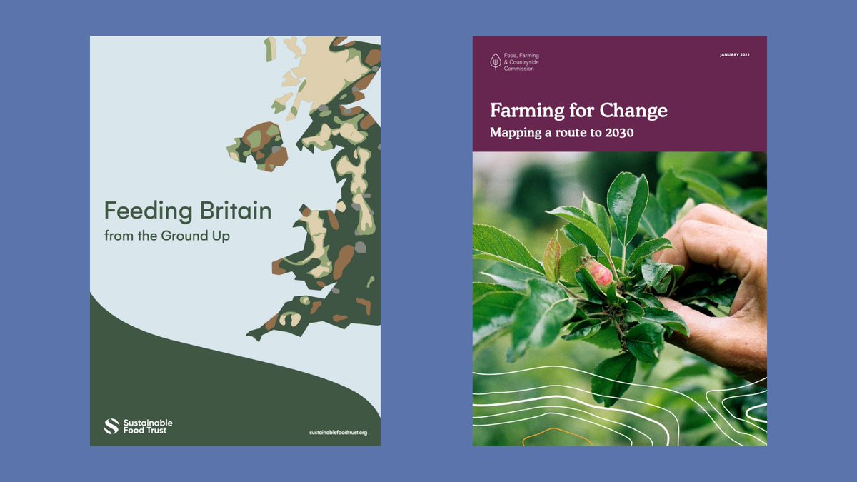 FFC_Commission's tweet photo. 🧵Feeding Britain from @SusFoodTrust adds to growing weight of evidence for transformative change to the food system 👏

It reflects findings of @FFC_Commission TYFA modelling with @IDDRI_English in #FarmingforChange 

What does this look like in the detail?👇#FirFarm22 https://t.co/05weA8pHyM