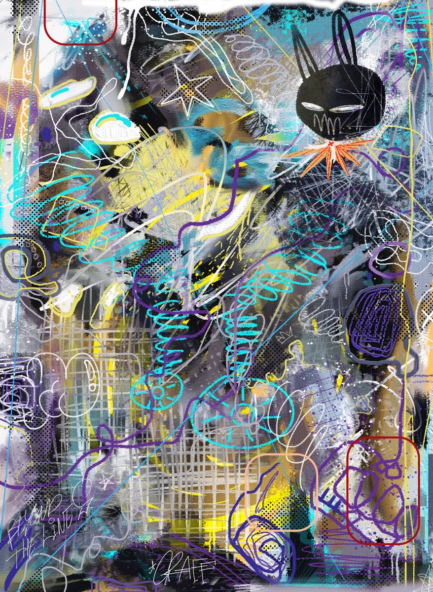 gm fam
Auction Live "beyond the lines #2" at <a href="/exchgART/">Exchange Art</a> Starting bid 5 $sol
24 hours to go

go goo!❤️‍🔥❤️‍🔥
#solana #solanaNFT #painting