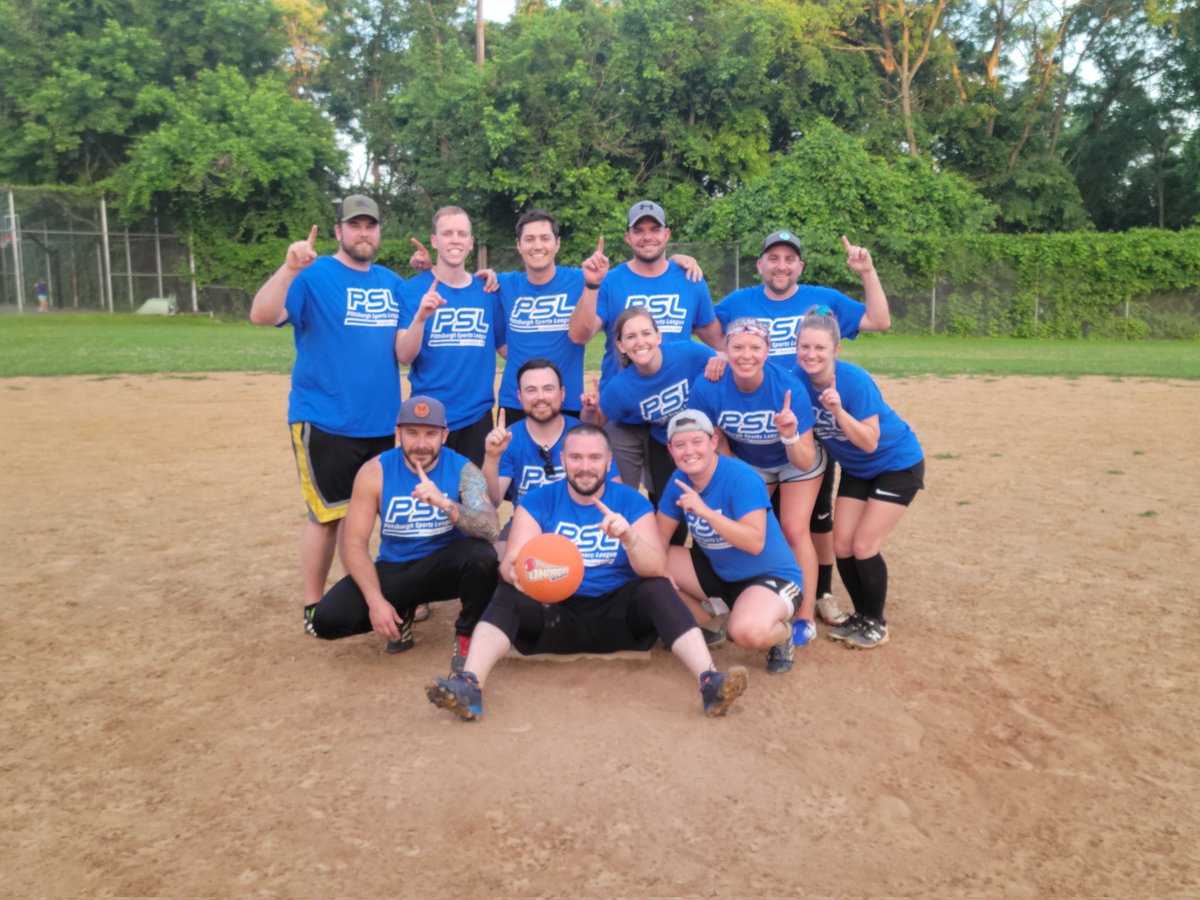 Fatcubed's tweet photo. Last night the Degenerates inc. Wrapped up our Spring 2022 (Dilworth Field), @PUMP_PSL Kickball season... As Champions! It was a great season, now on to summer season! https://t.co/fffHnj6449