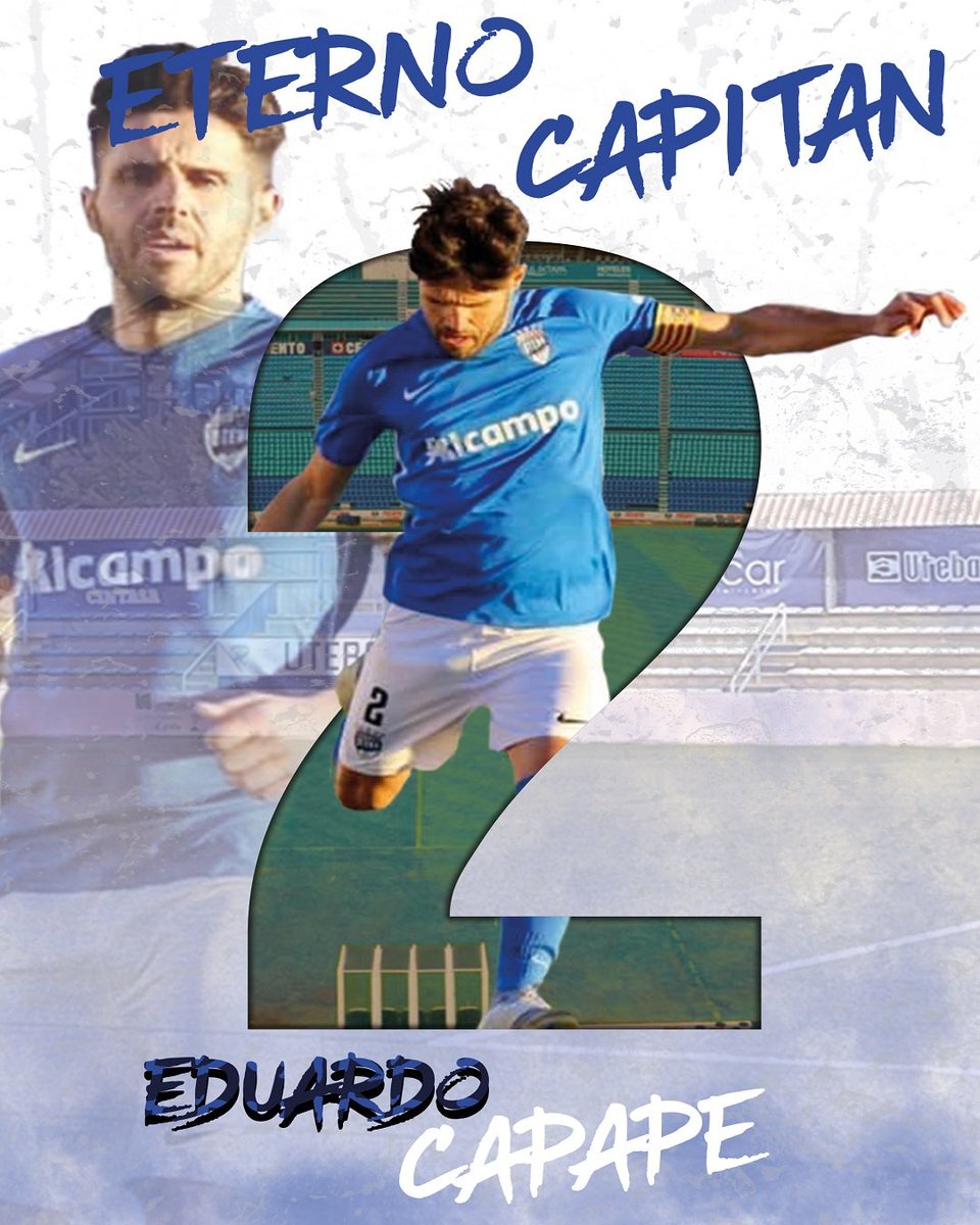 💙🤍𝗙𝗨𝗜𝗦𝗧𝗘, 𝗘𝗥𝗘𝗦 𝗬 𝗦𝗘𝗥𝗔𝗦 𝗟𝗘𝗬𝗘𝗡𝗗𝗔 𝗗𝗘𝗟 𝗨𝗧𝗘𝗕𝗢 𝗙𝗖
💙🤍
Eduardo Capapé a sus 40 años,no continuara la temporada que viene en el primer equipo
📌23 temporadas en el club
📌Más de 800 partidos oficiales
📌Más de 2000 minutos en las últimas 20 temporadas
