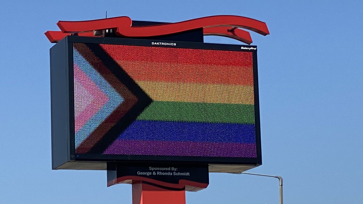 DannoActon's tweet photo. DO NOT RT OR CALL: #godlessCommies @Fitton_Center 513-863-8873. Dir gets really mad when confronted with pushing “Creativity Camps” for 5 yr olds & up while also promoting Transgender Recruiting Center flag. Drop your kid off for a week, what could possibly go wrong? @HamiltonOh https://t.co/dh2akmk7eu