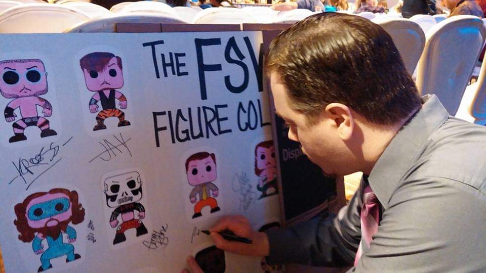 LVSignChick's tweet photo. Former FSW ringside announcer and one-time commissioner @ThePaulyKover would always challenge me to make signs with the barest of details...Think I did pretty good with those...
#WrestlerPositivity #SignLadyHistory https://t.co/B2wLXYW61F