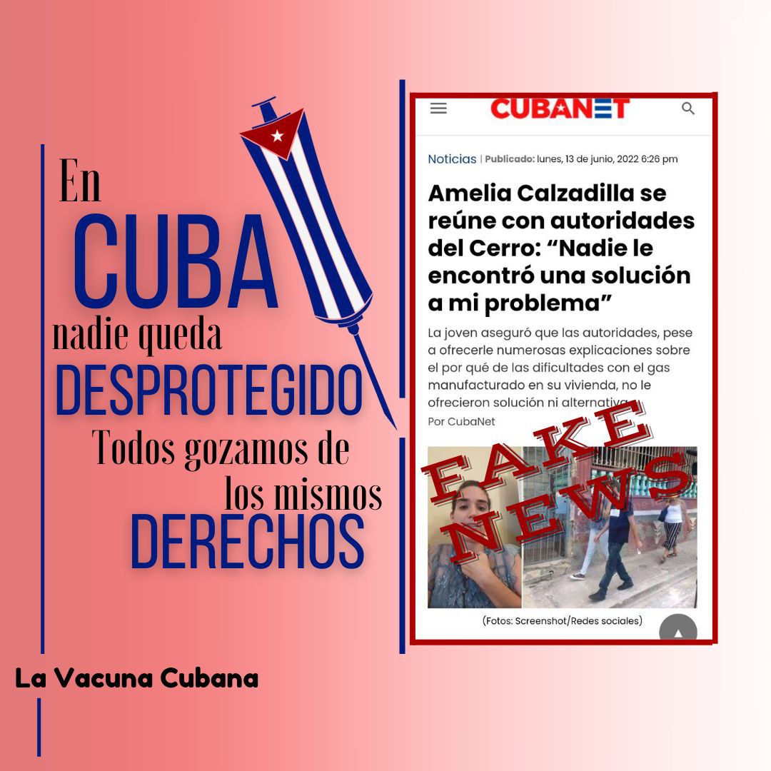 Vacuna_Cubana's tweet photo. Amelia Calzadilla no quiere perder sus 15 minutos de fama y continúa alimentando la imaginación de sus pocos seguidores y patrocinadores con supuestas acciones que no tienen alcance ni trascendencia alguna en Cuba.  #LaVacunaCubana #DesmontaElCirco #ConCubaNoTeMetas https://t.co/r3ZlM0J2Sj