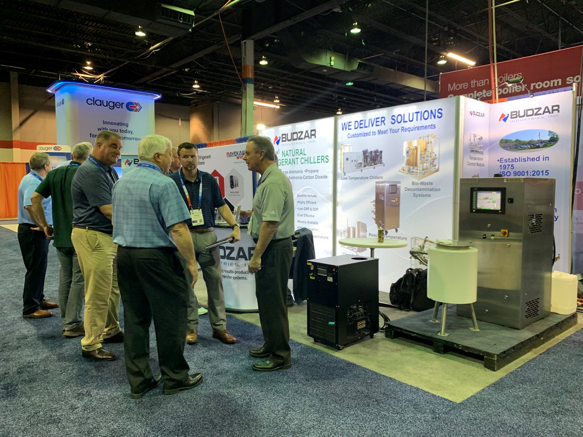 Budzar_Ind's tweet photo. Stop by booth 614 at the Process Heating &amp; Cooling Show. #processcooling, #heatcoolshow, #NaturalRefrigerant, #heattransfer, #industrialChillers https://t.co/R3R4HD7r7y