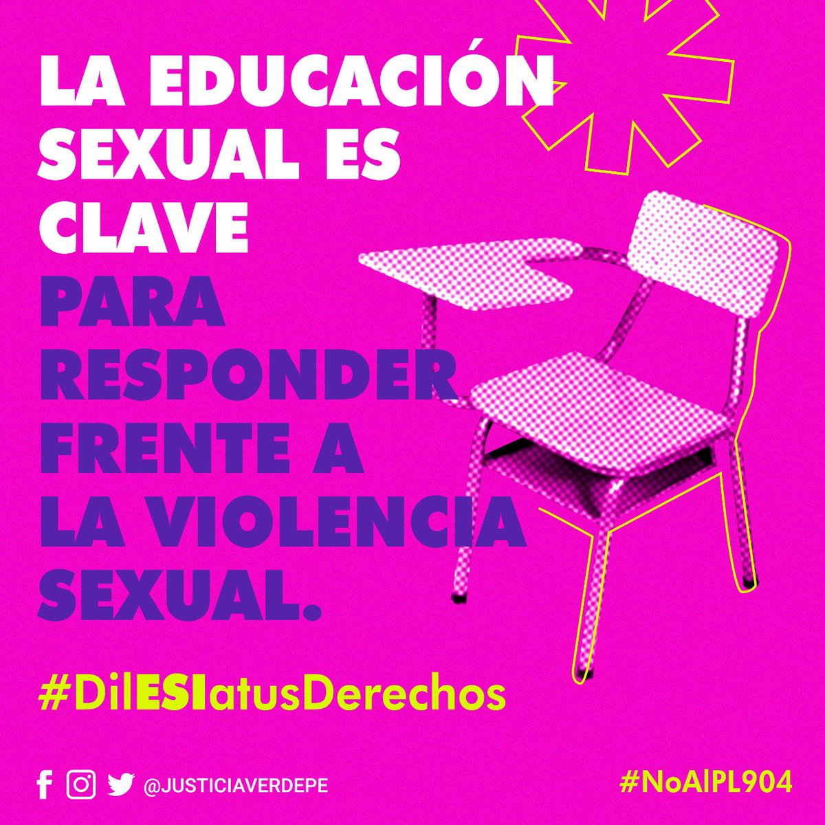 dchavezd's tweet photo. Educación sexual para decidir ✊🏽
#CastilloObservaYA https://t.co/o488n1jWMs