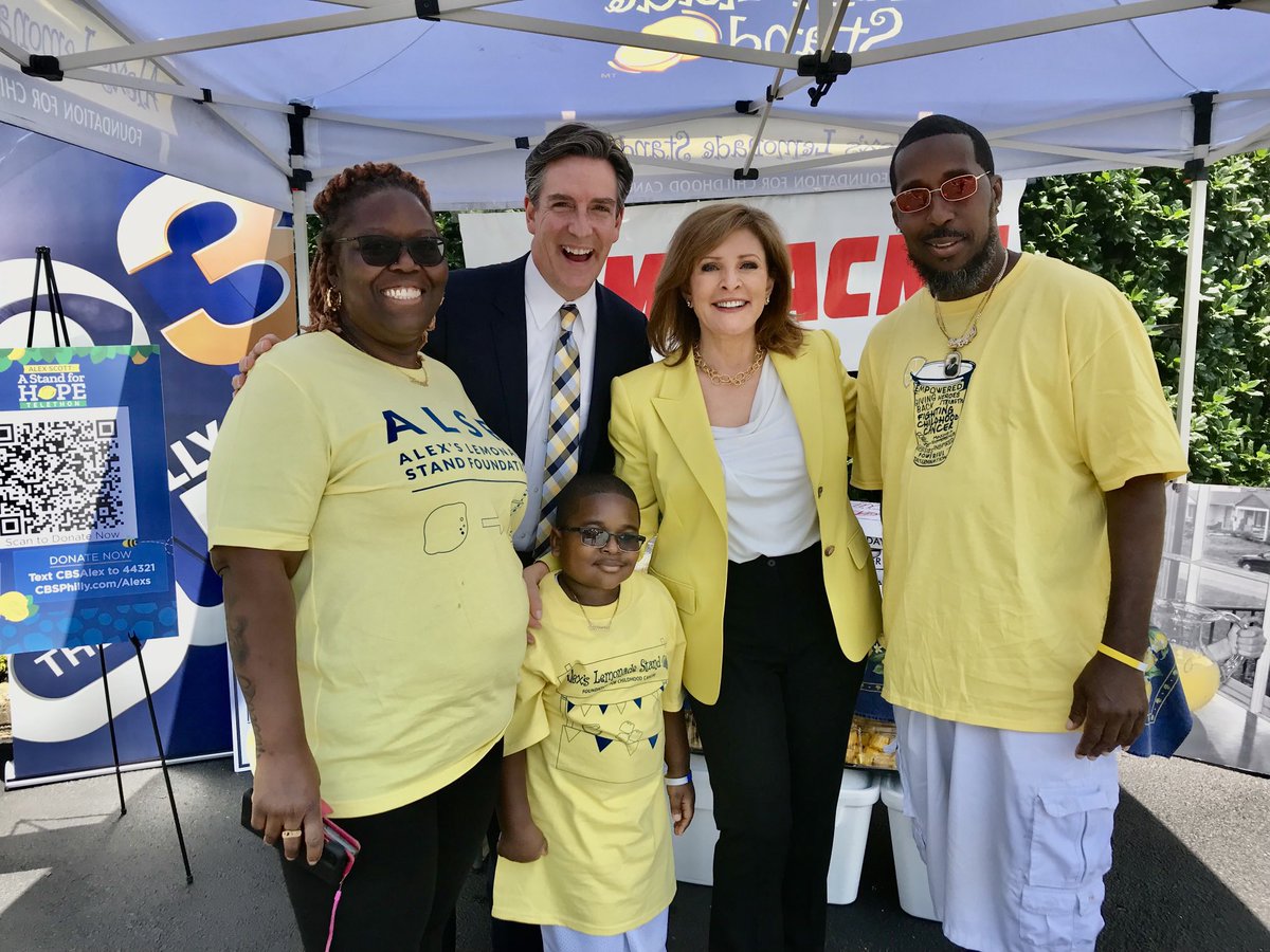 StahlCBS3's tweet photo. Fighting pediatric cancer with the #standforhope telethon @AlexsLemonade @CBSPhilly https://t.co/2tSqNLsHxz