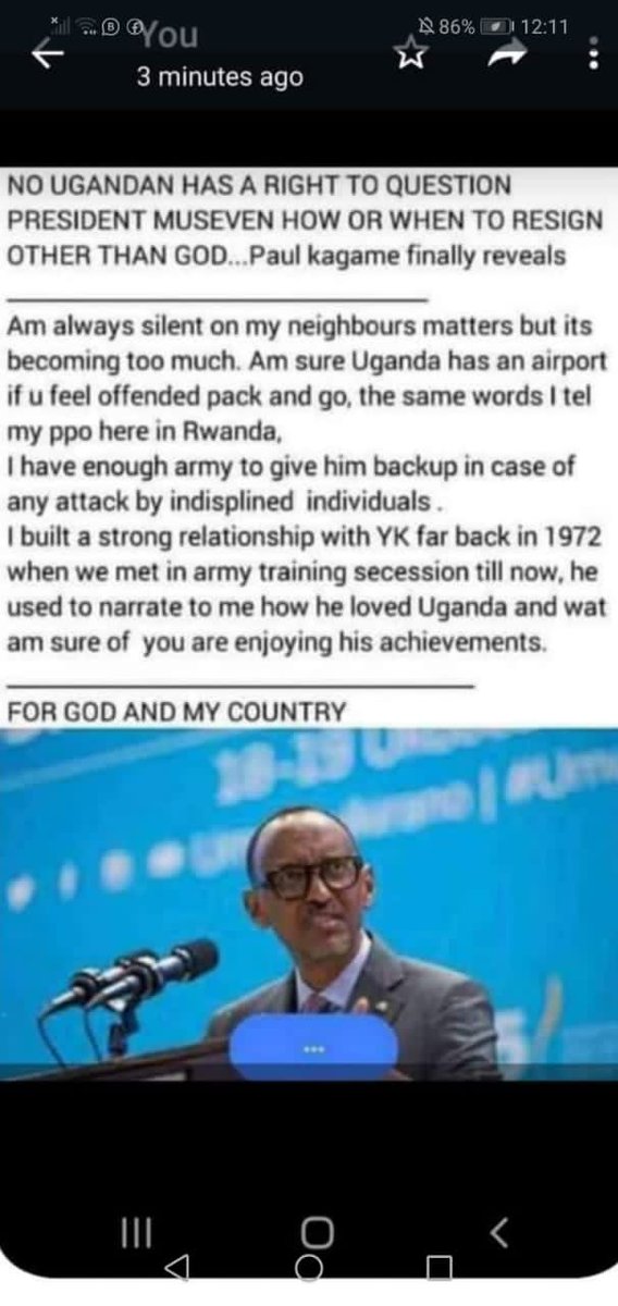 BOBIWINE UGANDA'S 10TH PRESIDENT tweet media