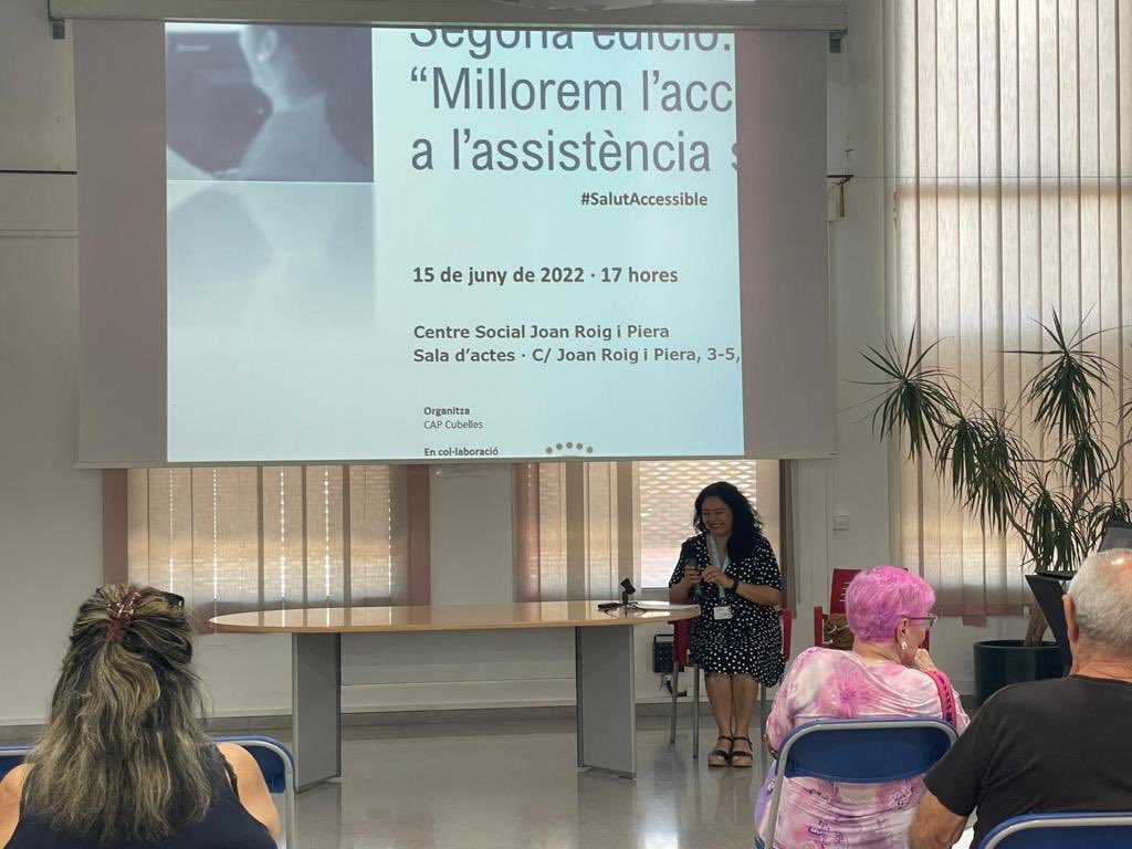 eapcubellescun's tweet photo. La Unitat d'Atenció al Ciutadà del #CAPCubelles realitza la 2a edició del Taller Millorem l’accessibilitat a l’assistència sanitària
Gràcies a l’Ajuntament de #Cubelles @ajcubelles per la seva col•laboració i a tot el públic que ha assistit!
#SalutAccessible #Comunitària
#ICSCat https://t.co/DFDJaMsiYe
