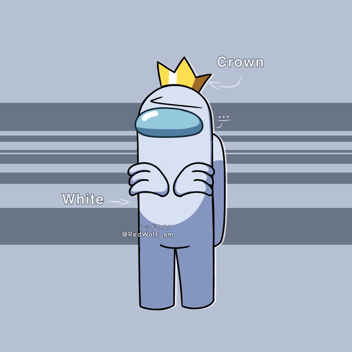 BlackWolf_Yo's tweet photo. White Crown 👑✨👌🏻👀

#AmongUs #AmongUsFanArt #AmongUsArt #ibisPaintX #draw #art https://t.co/5x72PszEMA