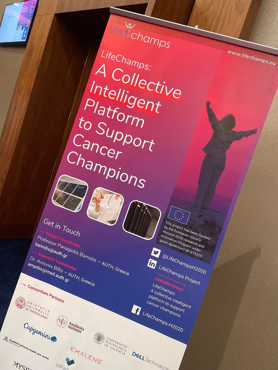 Such inspiring the shared vision of the <a href="/LifeChampsH2020/">LifeChamps</a> project. Congratulations to the project Coordinator &amp; Director of <a href="/iMedPhysAUTH/">AUTH Medical Physics & Digital Innovation Lab</a>, Prof. <a href="/bamidis/">Panos Bamidis</a>, as well as to the whole scientific team #AI #BigData #DataAnalytics