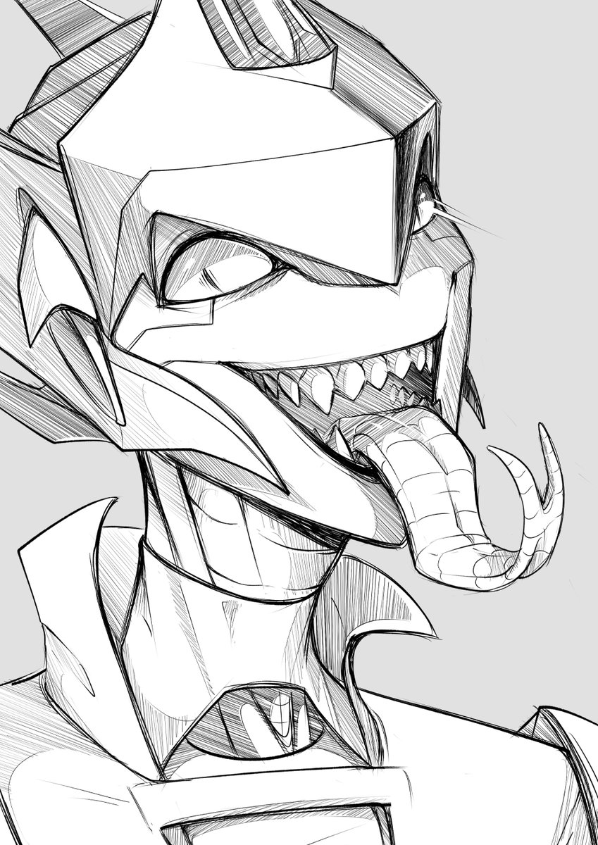 Fef_Robot_Arts's tweet image. Just a scribble of that guy
I changed the design a tiny bit, no idea if permanent or not tho