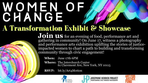 ccf_ny's tweet photo. Don’t forget! The Women for Change Exhibition &amp; Showcase is THIS FRIDAY, June 17th! RSVP: https://t.co/xHRH9WY2pJ https://t.co/1AlKjTUEXx
